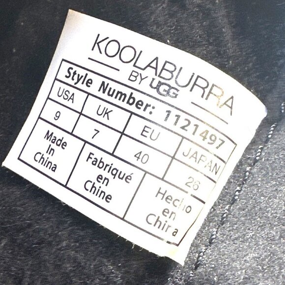 Koolaburra by UGG Women's Black Color Suede Boots Size 9 - Picture 8 of 11